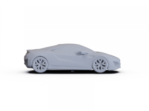 Acura NSX 2016 PRE-SUPPORTED 3D Model