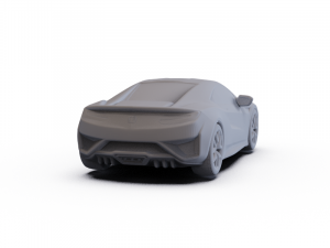 Acura NSX 2016 PRE-SUPPORTED 3D Model