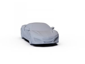 Acura NSX 2016 PRE-SUPPORTED 3D Model