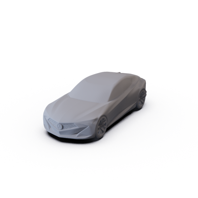 Acura Precision Concept 2016 PRE-SUPPORTED 3D 모델 .c4d .max .obj .3ds .fbx .stl .blend