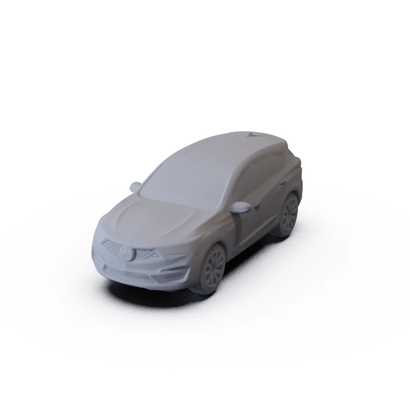 Acura RDX Prototype 2018 PRE-SUPPORTED 3D Model .c4d .max .obj .3ds .fbx .stl .blend 