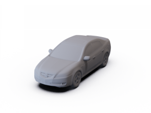 Acura TL 2007 PRE-SUPPORTED 3D Model