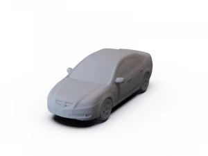 Acura TL 2007 사전 지원됨 3D 모델