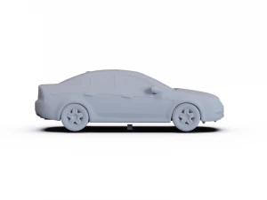 Acura TL 2007 PRE-SUPPORTED 3D Model