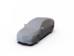 Acura TLX Concept 2014 PRE-SUPPORTED 3D Model