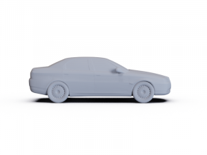 Alfa Romeo 166 2003 PRE-SUPPORTED 3D Model