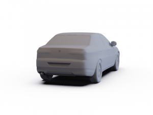 Alfa Romeo 166 2003 PRE-SUPPORTED 3D Model