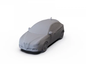 알파 로메오 줄리에타 2011 사전 지원됨 3D 모델