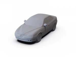 Alfa-Romeo 156 1997 PRA-DUKUNGAN Model 3D
