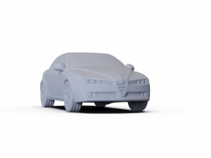 Alfa-Romeo 159 Sedan 2009 PRE-SUPPORTED 3D Модель