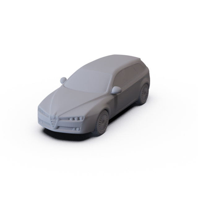 Alfa-Romeo 159 Sportwagon 2011 PRE-SUPPORTED 3Dモデル .c4d .max .obj .3ds .fbx .stl .blend