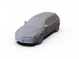 Alfa-Romeo 159 Sportwagon 2011 PRE-SUPPORTED 3D Model