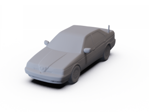 Alfa-Romeo 164 LS 1994 PRE-SUPPORTED 3D Model