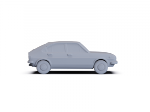 Alfa-Romeo Alfasud 1972 PRE-SUPPORTED Modelo 3D