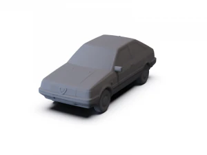 Alfa-Romeo Arna L 1983 VORUNTERST&Uuml;TZT 3D Modell