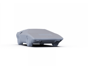 Alfa-Romeo Carabo Concept 1968 PRE-SUPPORTED Modello 3D