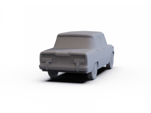 Alfa-Romeo Giulia 1962 PRE-SUPPORTED 3D Model