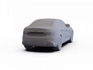 Alfa-Romeo Giulia 2016 PRE-SUPPORTED Model 3D