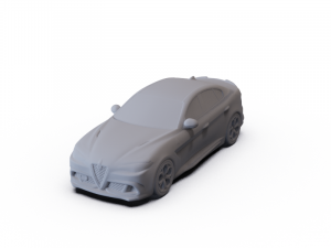 Alfa-Romeo Giulia Quadrifoglio 2016 PRE-SUPPORTED Modèle 3D