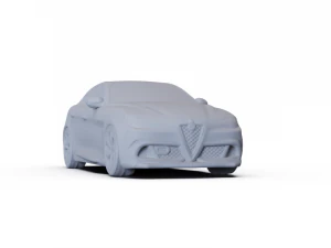 Alfa-Romeo Giulia Quadrifoglio 2016 PRE-SUPPORTED 3D Model