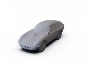 Alfa-Romeo Giulia TZ 1963 PR&Eacute;-SUPPORT&Eacute; Modèle 3D