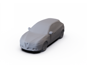Alfa-Romeo Giulietta 2016 PRE-SUPPORTED 3D Model