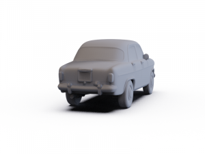 Alfa-Romeo Giulietta Berlina 1955 PRE-SUPPORTED 3D Model