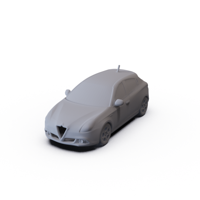 Alfa-Romeo Giulietta Quadrifoglio Verde 2014 PRE-SUPPORTED 3D मॉडल .c4d .max .obj .3ds .fbx .stl .blend 