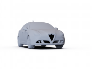 Alfa-Romeo Giulietta Quadrifoglio Verde 2014 PRE-SUPPORTED 3D मॉडल