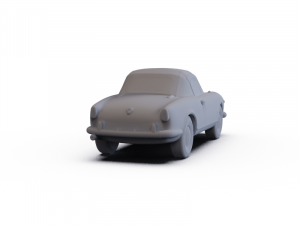 Alfa-Romeo Giulietta Spider 1955 PRE-SUPPORTED 3D Model