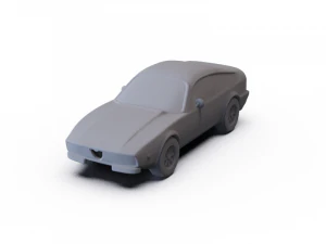 Alfa-Romeo GT 1600 Junior Zagato 1972 PRE-SOPORTADO Modelo 3D