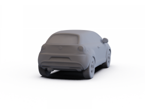 Alfa-Romeo MiTo 2009 PRE-SUPPORTED 3D Model