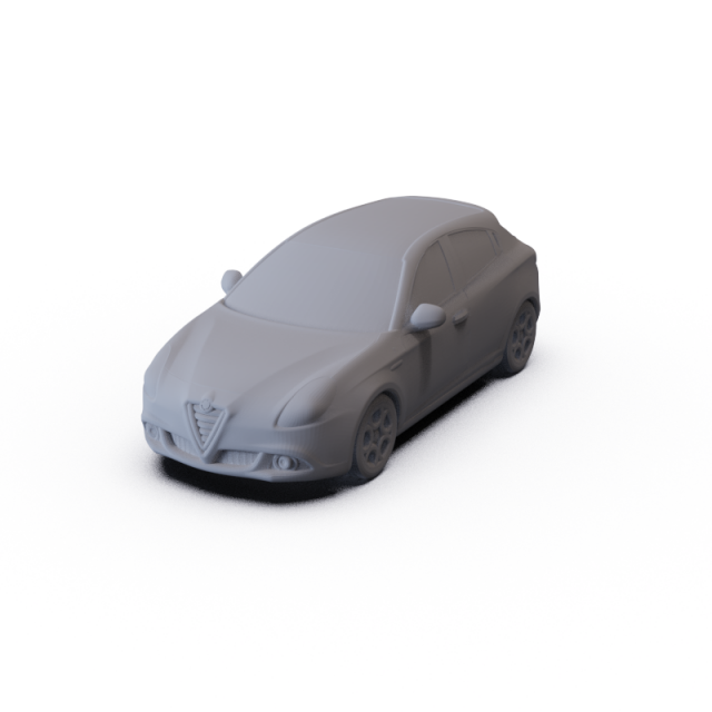 Alfa-Romeo Mito Quadrifoglio Verde 2014 PRE-SUPPORTED 3D Model .c4d .max .obj .3ds .fbx .stl .blend 