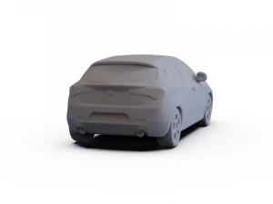 Alfa-Romeo Mito Quadrifoglio Verde 2014 PRE-SUPPORTED 3D Model