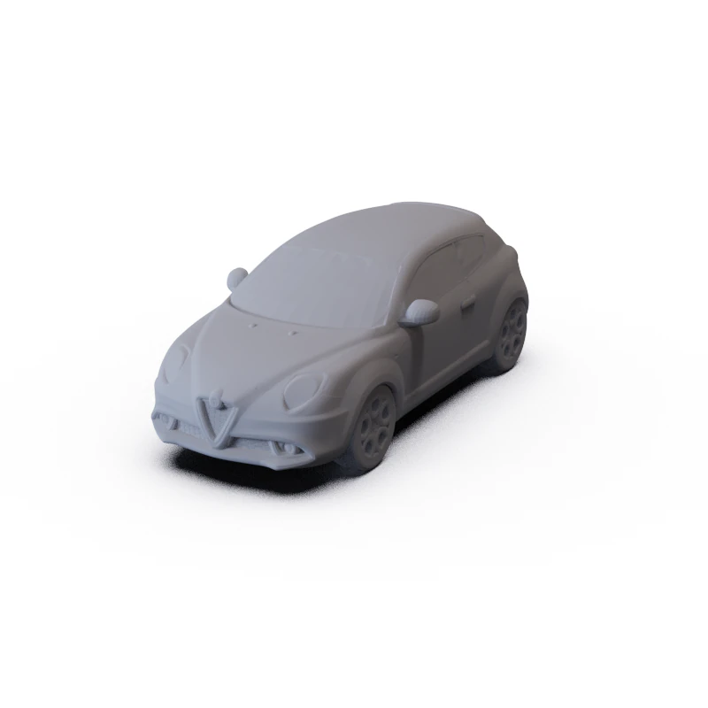 Alfa-Romeo Mito Veloce 2016 사전 지원됨 3D 모델 .c4d .max .obj .3ds .fbx .stl .blend 