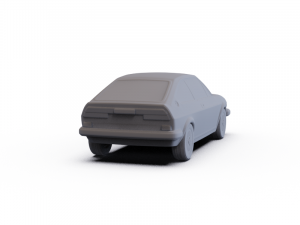 Alfa-Romeo Sprint 1976 PRE-SUPPORTED 3D Model