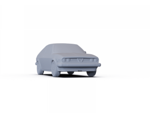 Alfa-Romeo Sprint 1976 PRE-SUPPORTED 3D Model
