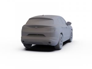 Alfa-Romeo Stelvio Q4 2017 PRE-SUPPORTED Modèle 3D