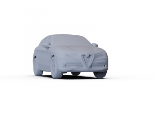 Alfa-Romeo Stelvio Q4 2017 PRE-SUPPORTED Modèle 3D