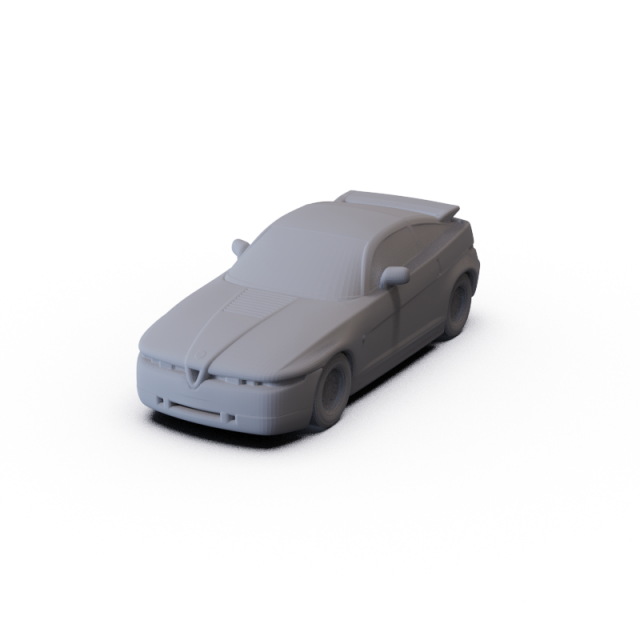 Alfa-Romeo SZ 1989 PRE-SUPPORTED 3D 模型 .c4d .max .obj .3ds .fbx .stl .blend 