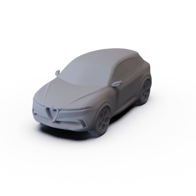 Alfa-Romeo Tonale Concept 2019 PRE-SUPPORTED 3D Model .c4d .max .obj .3ds .fbx .stl .blend 