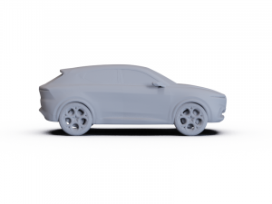 Alfa-Romeo Tonale Concept 2019 PRE-SUPPORTED 3D Model