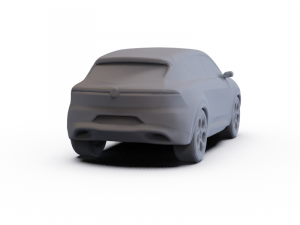 Alfa-Romeo Tonale Concept 2019 PRE-SUPPORTED 3D Model