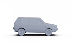 Alfa-Romeo Z33 Free Time 1984 PRE-SUPPORTED 3D Model