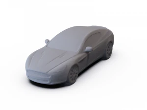 Aston Martin Rapide 2010 &Ouml;N DESTEKLİ 3D Model