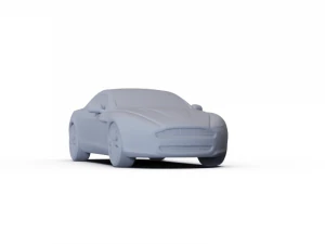 Aston Martin Rapide 2010 PRE-SUPPORTED 3D Model