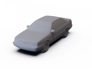 Audi 200 Sedan 1983 PRE-SUPPORTED 3D Model