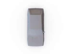 Audi 50 1974 PRE-SUPPORTED 3D Model