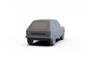 Audi 50 1974 PRE-SUPPORTED 3D Model