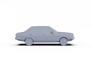 Audi 80 1976 PRE-SUPPORTED 3D Model